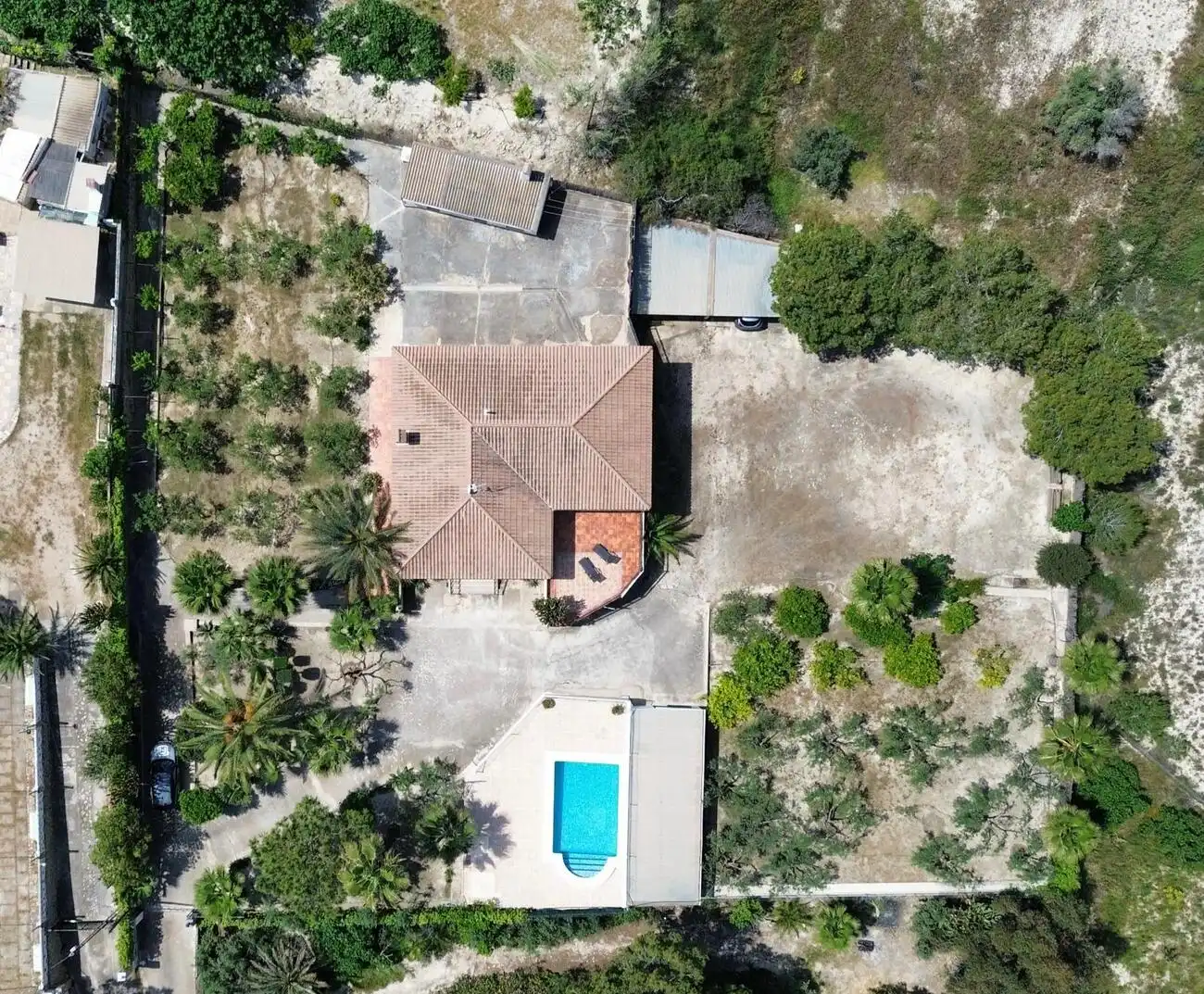 Vista exterior de Casa o xalet en venda en Alicante / Alacant amb Piscina