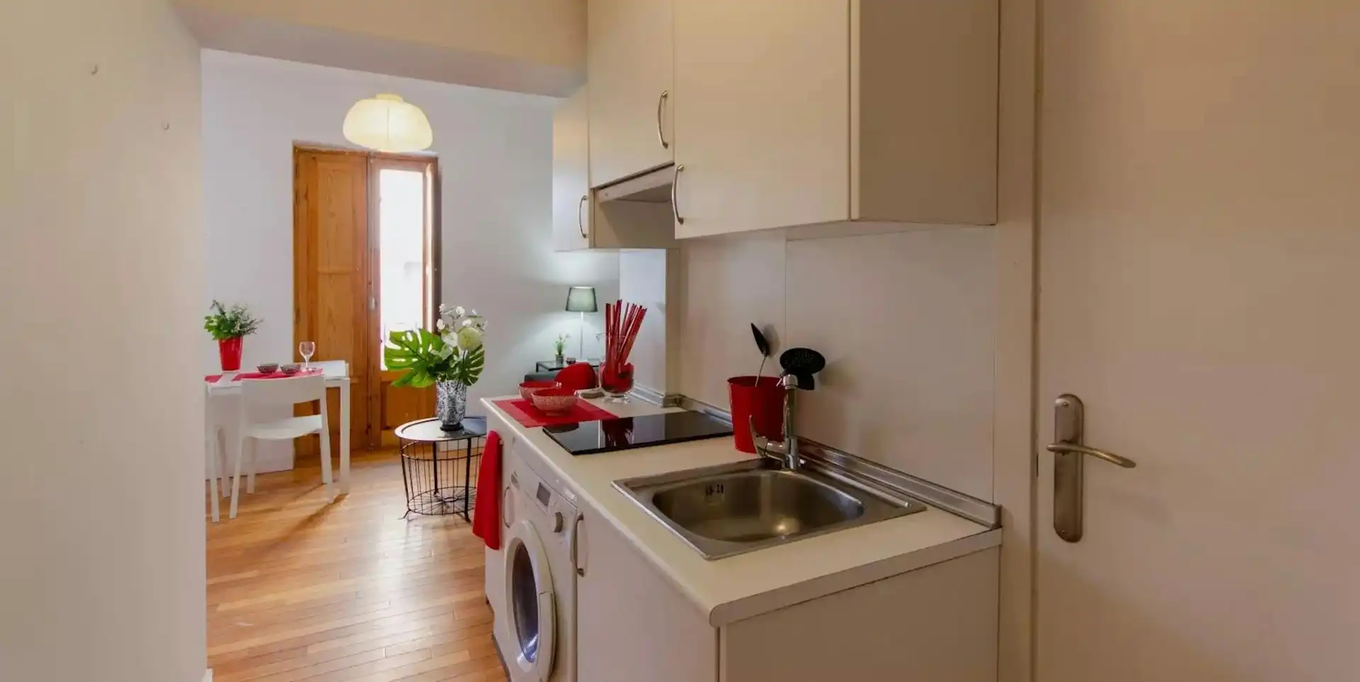 Cocina de Piso de alquiler en Madrid con Aire acondicionado, Calefacción y Amueblado