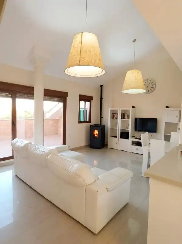 Living room of Duplexes for sale in Requena  with Heating and Furnished