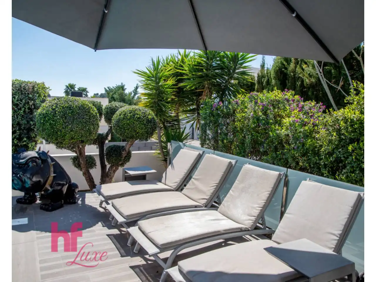 Terrassa de Casa o xalet en venda en Moraira amb Aire condicionat, Calefacció i Jardí privat