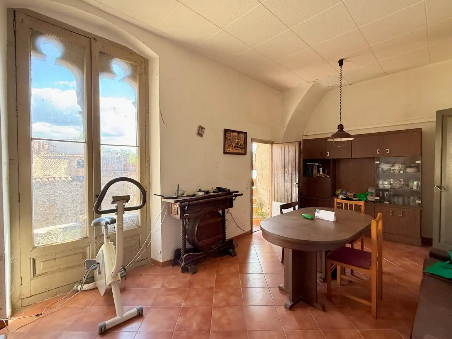 Küche von Country house zum Verkauf in Boadella i les Escaules mit Heizung, Terrasse und Abstellraum