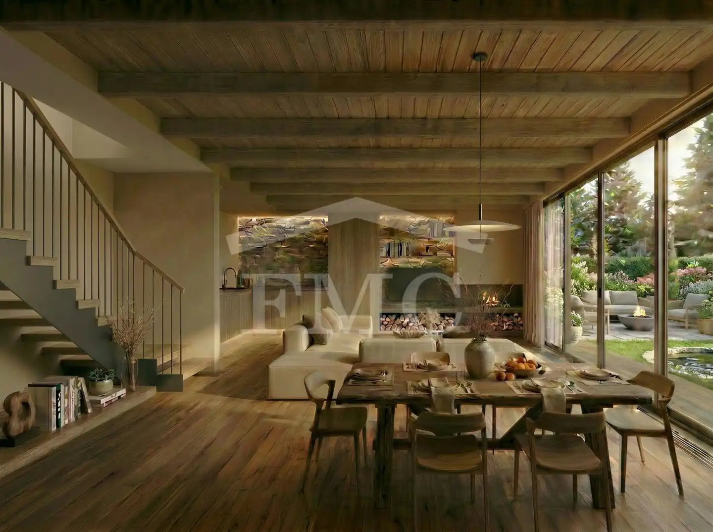 Sala d'estar de Casa o xalet en venda en Llívia amb Calefacció, Jardí privat i Parquet