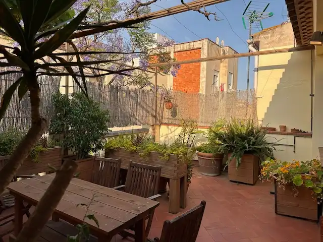 Terraza de Casa o chalet de alquiler en Barcelona con Aire acondicionado, Calefacción y Jardín privado