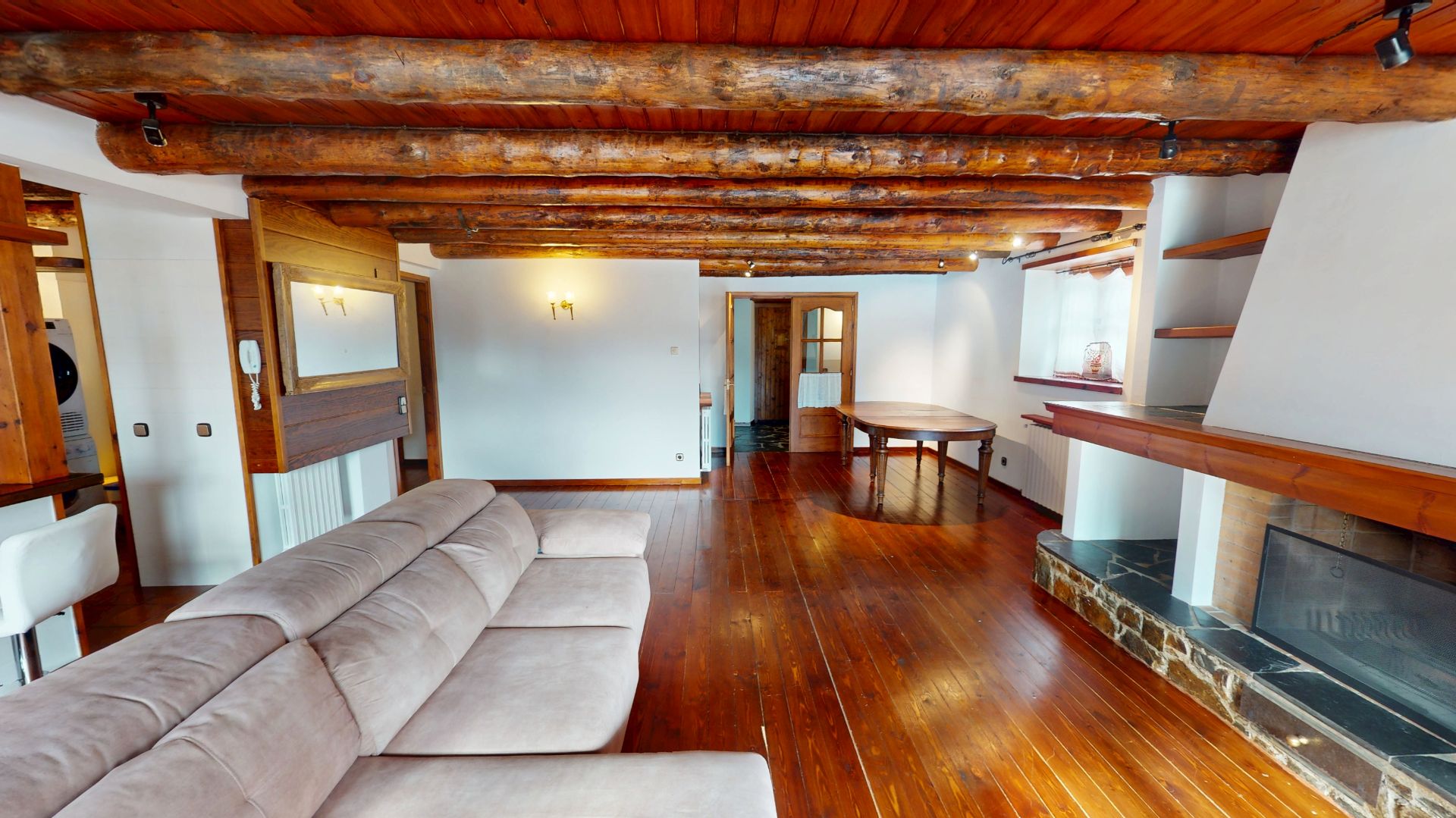 Sala de estar de Casa adosada de alquiler en La Massana con Calefacción y Terraza