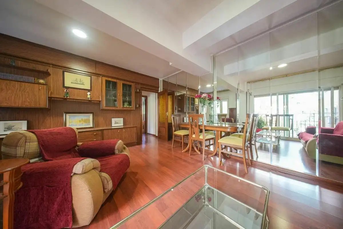 Living room of Flat for sale in Madrid  with Heating, Private garden and Terrace