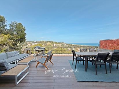Terrace of Flat for sale in Castelldefels  with Air Conditioner, Heating and Parquet flooring