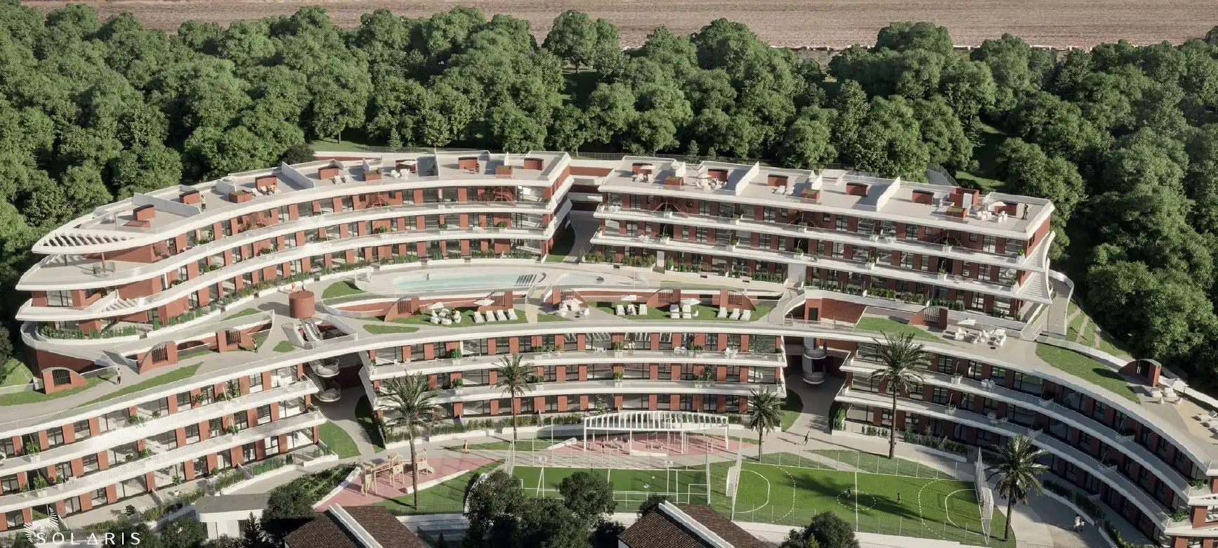 Vista exterior de Apartament en venda en Mijas amb Aire condicionat, Jardí privat i Terrassa