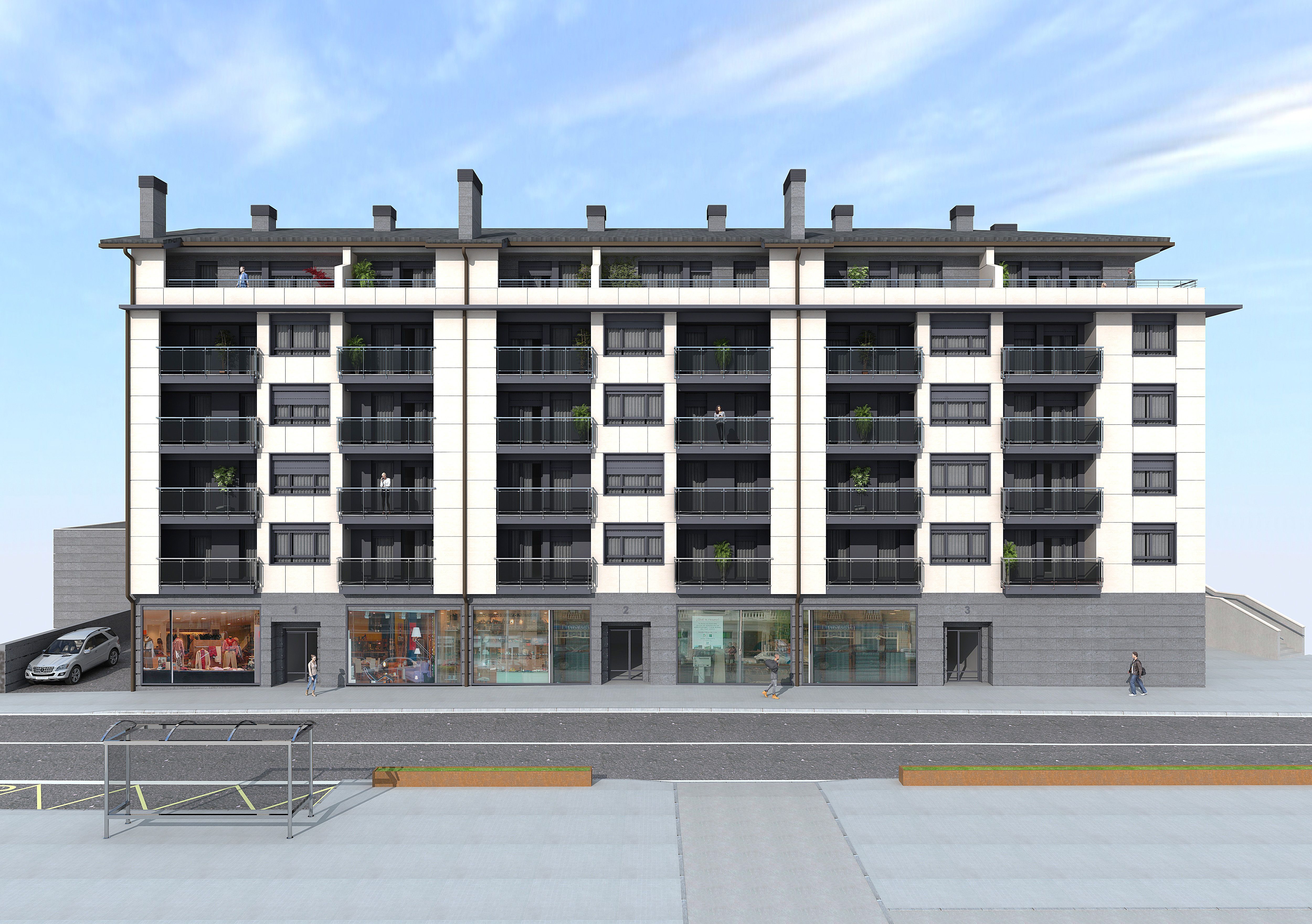 Exterior view of Flat for sale in Tolosa  with Heating and Terrace