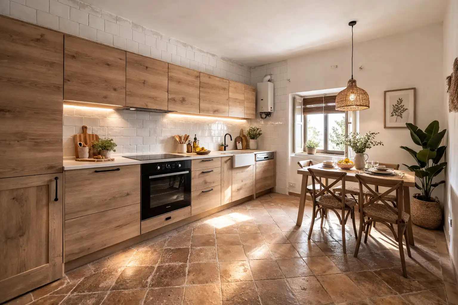 Cocina de Finca rústica en venta en Peral de Arlanza con Trastero y Horno