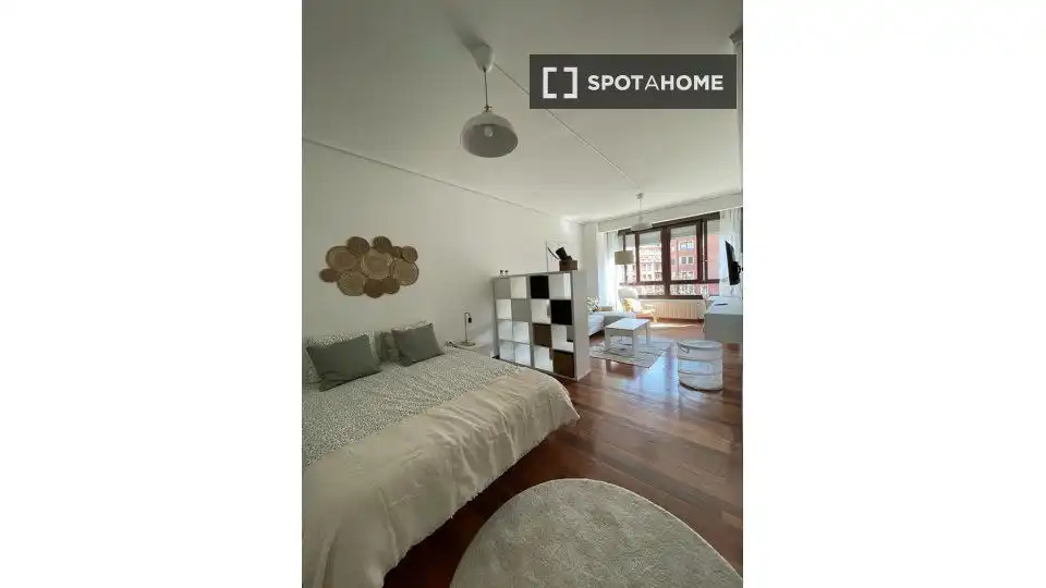 Habitación de Piso para compartir en Bilbao  con Aire acondicionado y Terraza