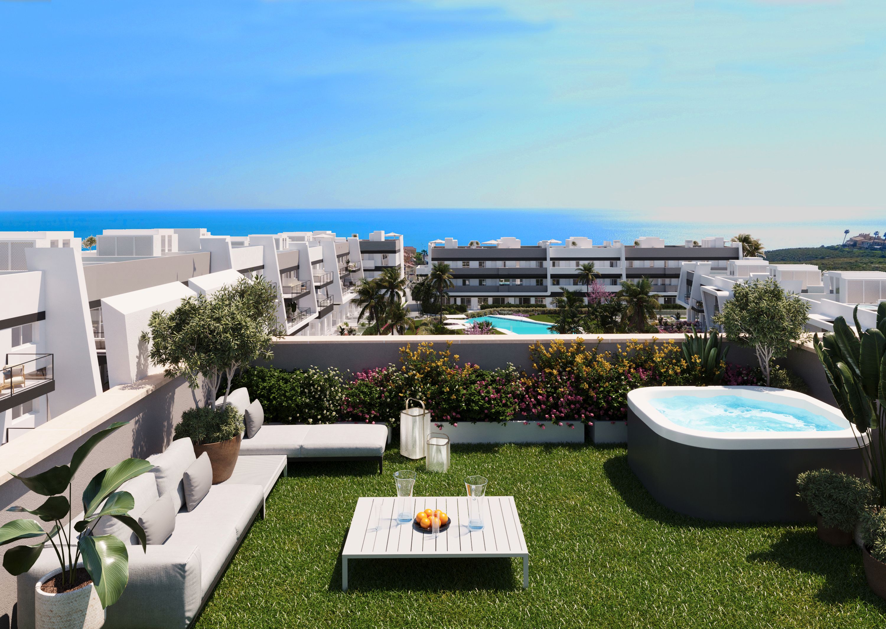 Terraza de Apartamento en venta en Santa Pola con Piscina comunitaria