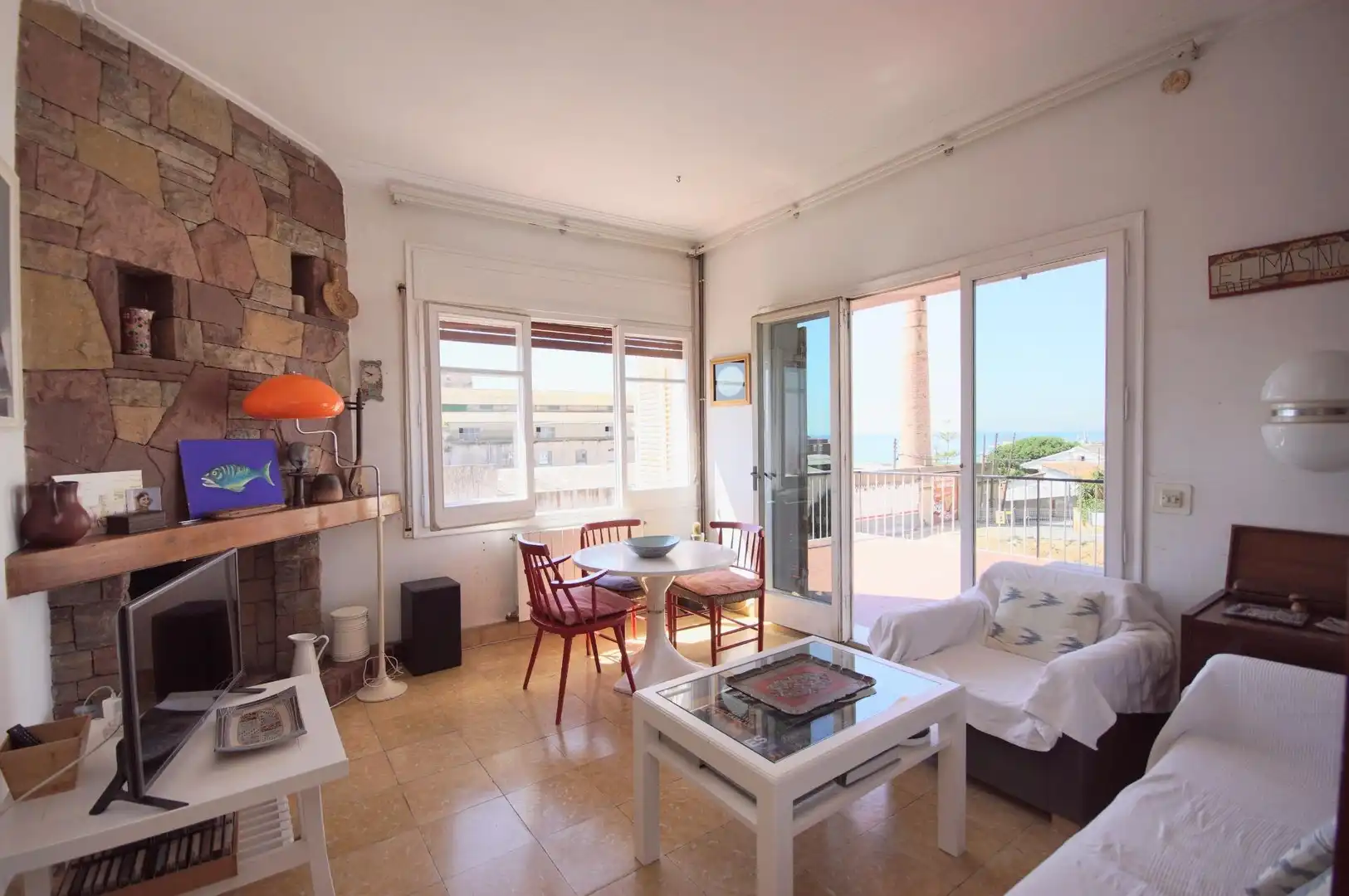 Sala de estar de Casa o chalet en venta en El Masnou con Calefacción, Jardín privado y Terraza