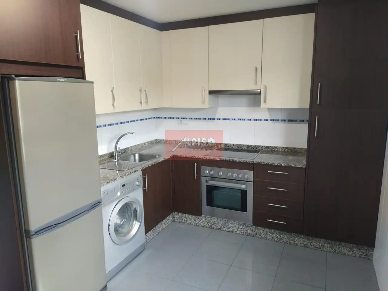 Kitchen of Apartments for rent in Ourense Capital   with Heating, Parquet flooring and Terrace