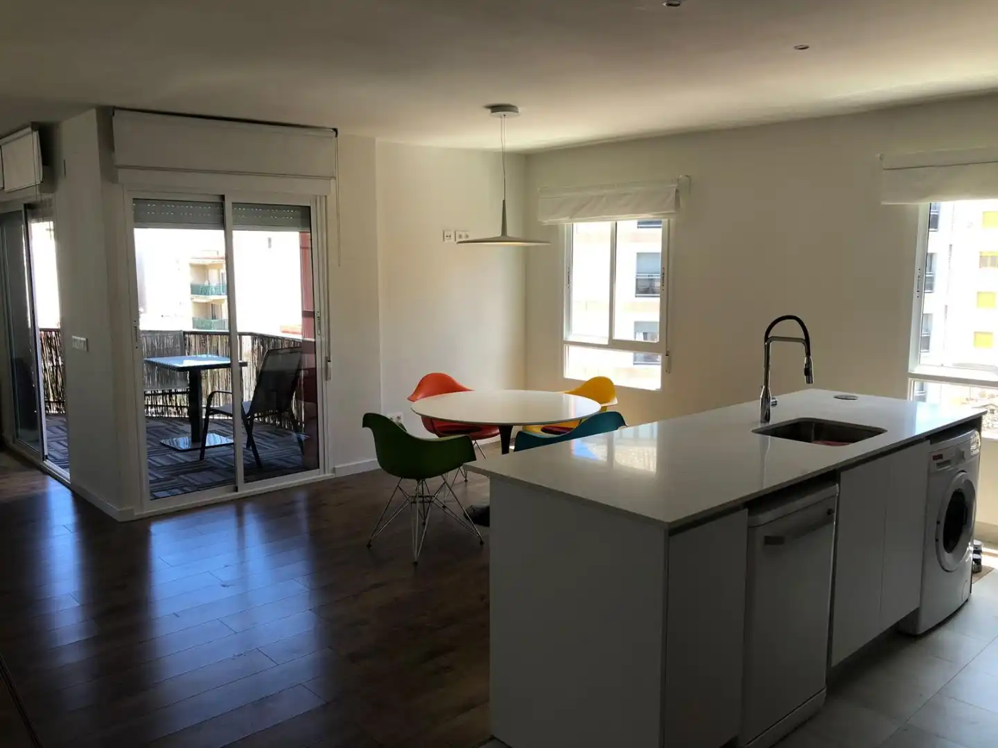 Cocina de Piso de alquiler en Dénia con Parquet, Terraza y Trastero