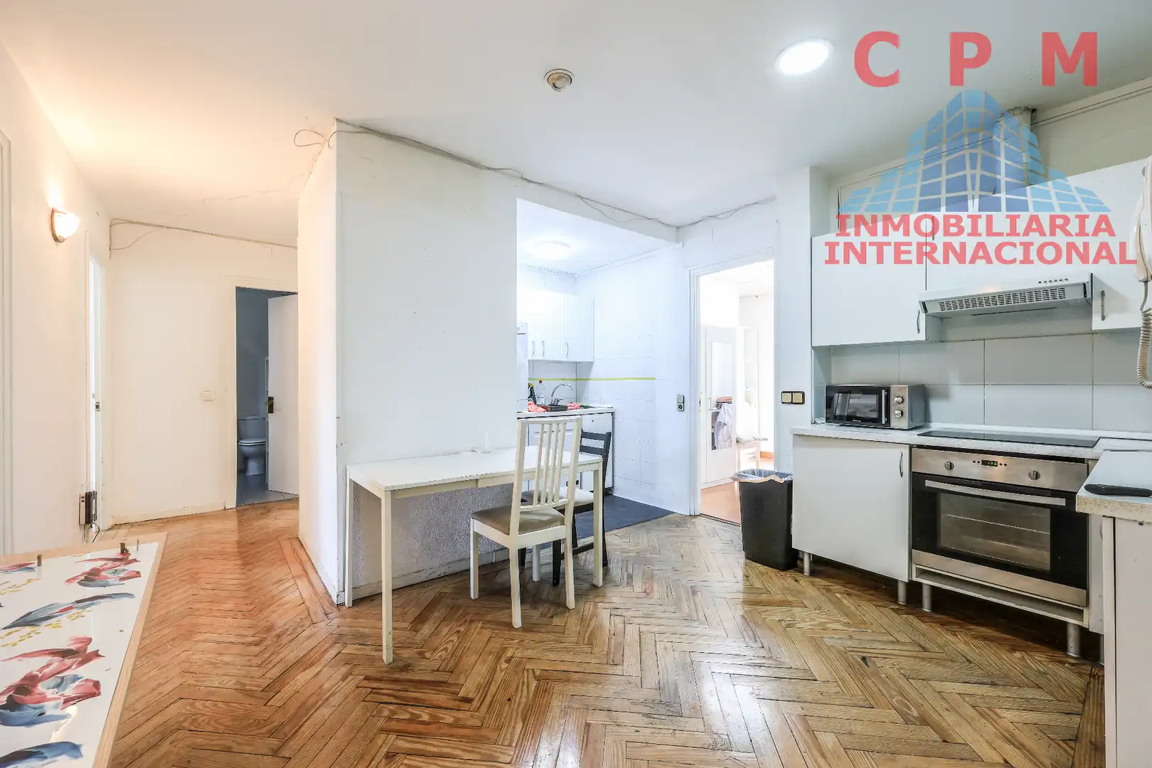 Küche von Wohnung zur Miete in Madrid mit Klimaanlage, Heizung und Parkett