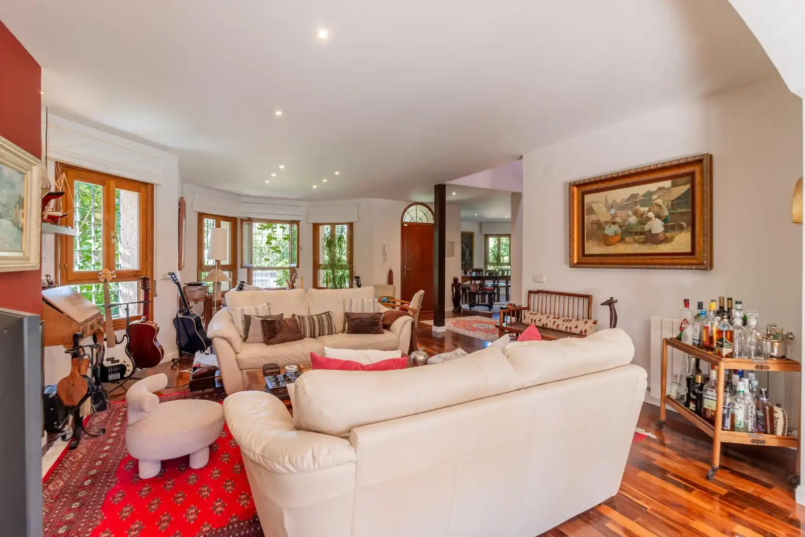 Living room of Houses for sale in Boadilla del Monte  with Heating, Private garden and Terrace