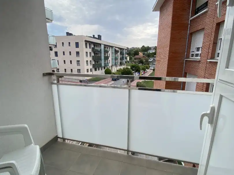 Balcony of Flat for rent in Gorliz  with Heating, Parquet flooring and Furnished