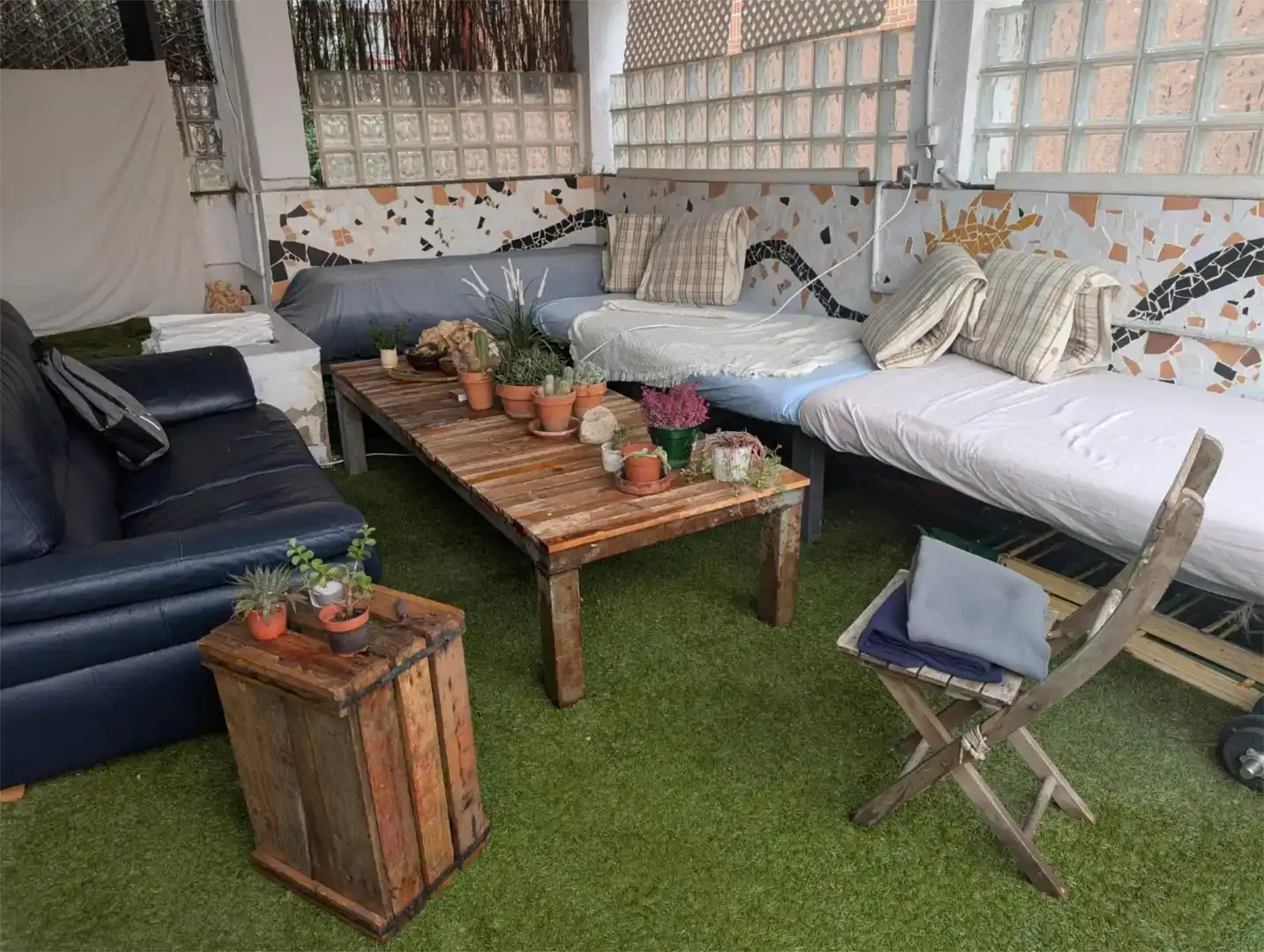 Terrassa de Casa o xalet per a compartir en Madrid amb Aire condicionat, Parquet i Traster