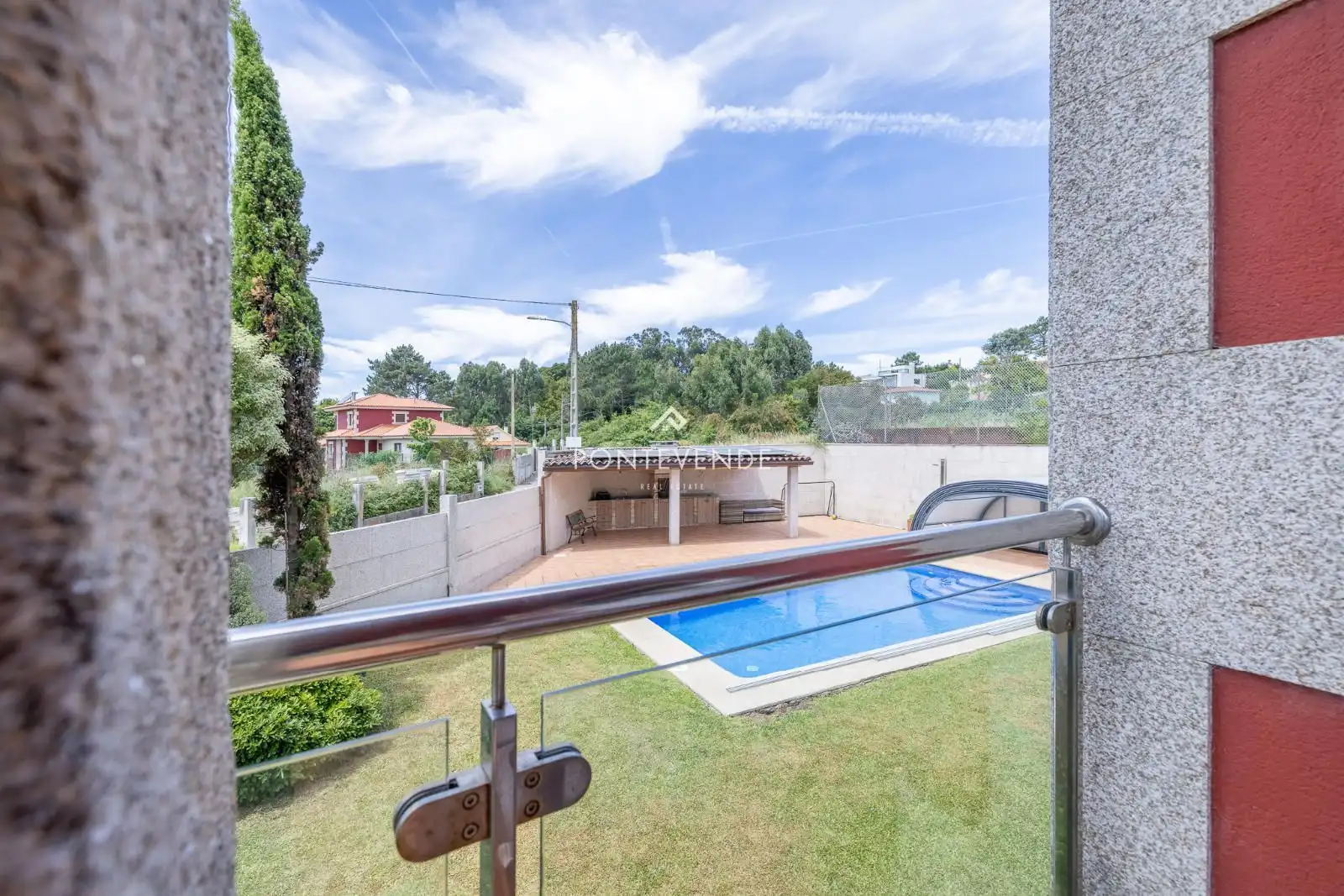 Piscina de Casa o xalet en venda en A Guarda   amb Calefacció, Terrassa i Piscina