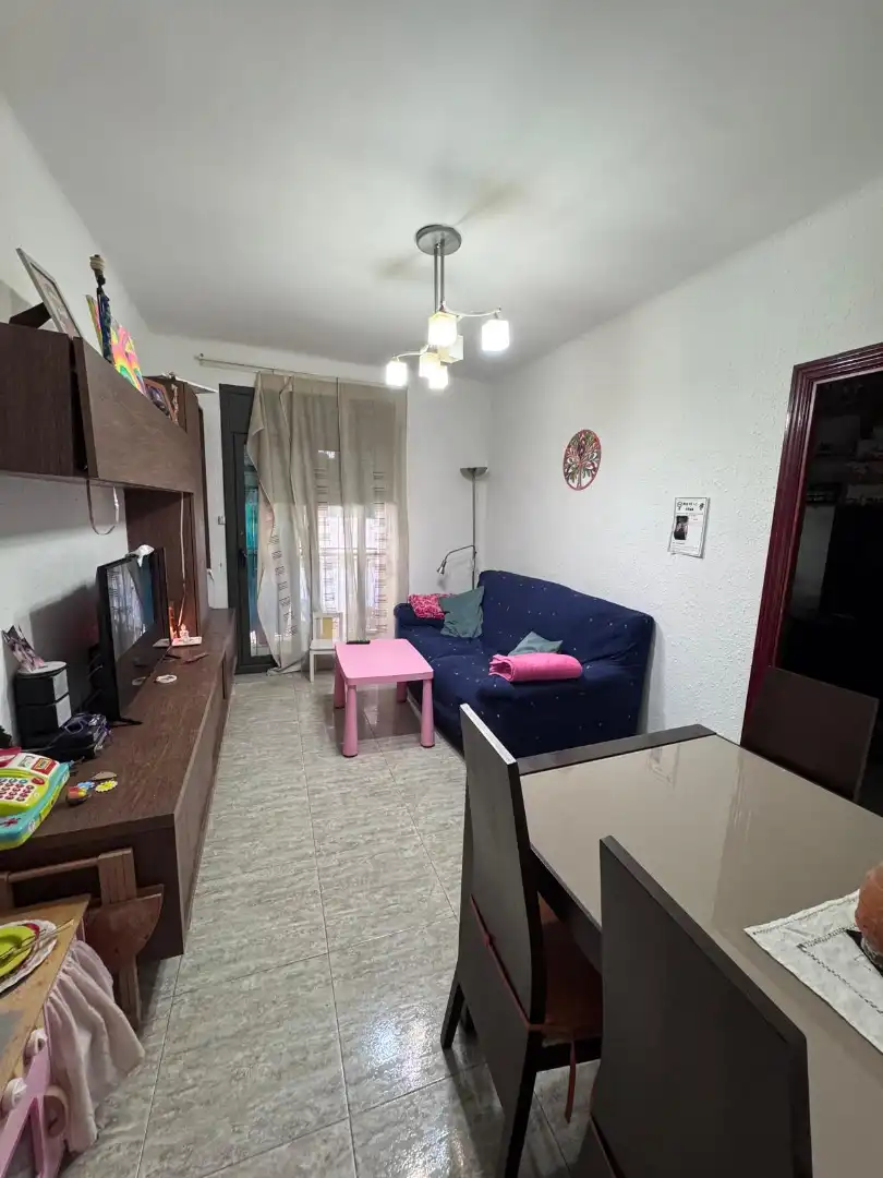 Living room of Flat for sale in Badalona  with Heating, Furnished and Oven