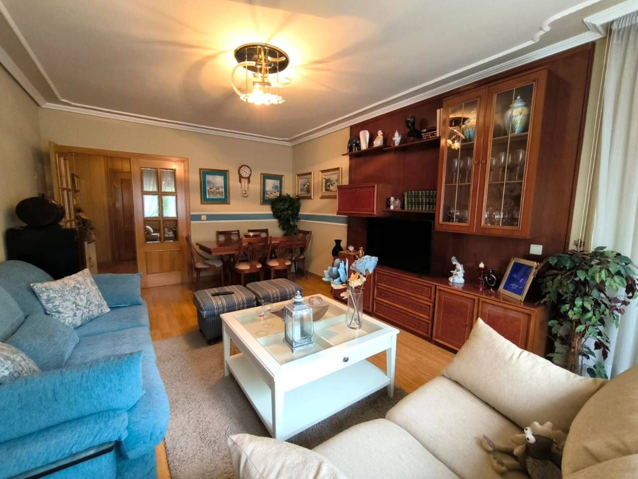 Living room of Flat for sale in  Albacete Capital  with Heating, Storage room and Balcony