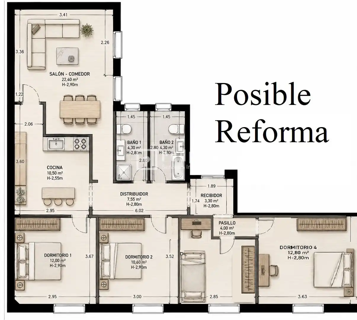 Wohnung mit Aufzug zum Verkauf in de Francos Rodríguez, imagen 28