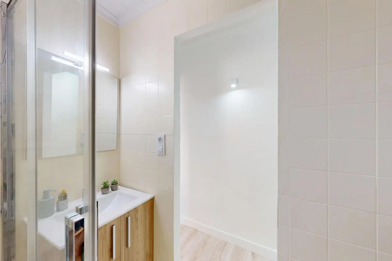 Badezimmer von Wohnung zum Verkauf in Cartagena mit Klimaanlage, Heizung und Balkon
