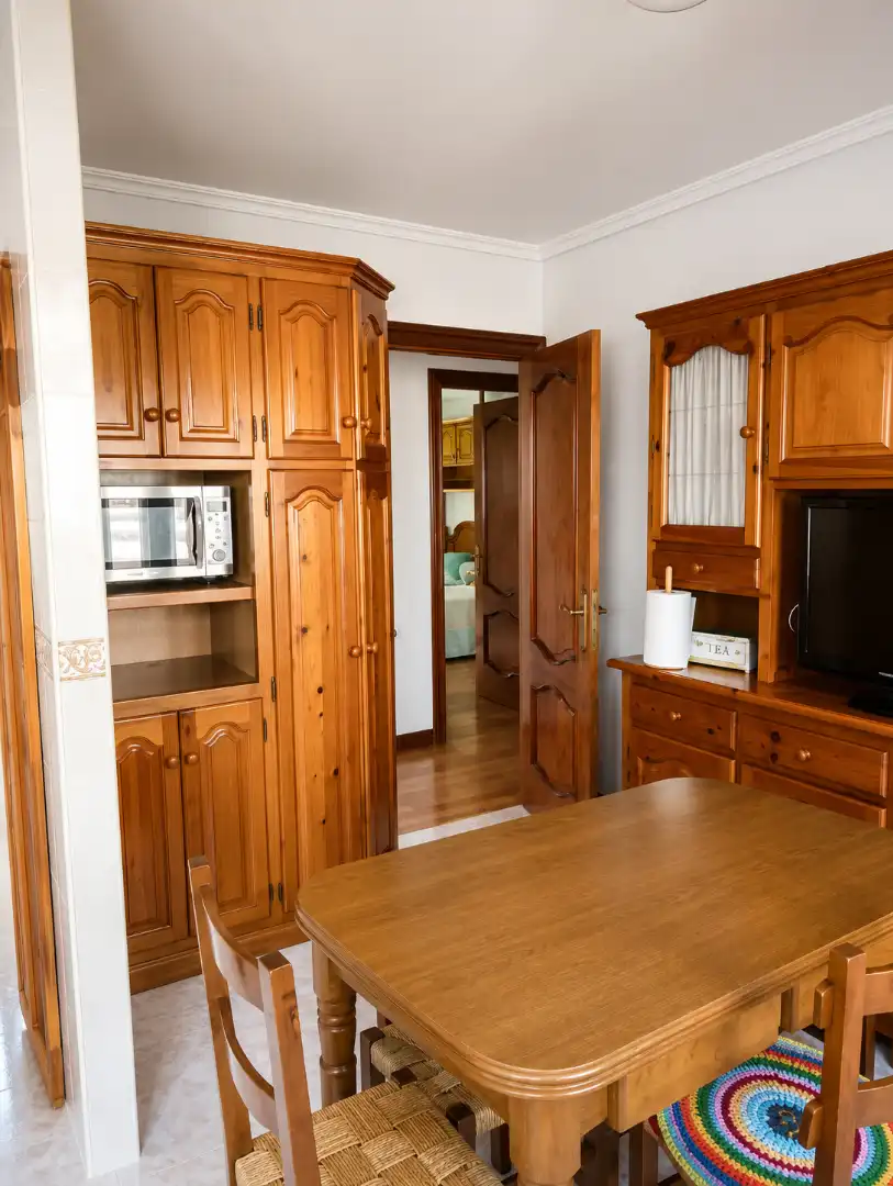 Cocina de Piso de alquiler en Suances con Calefacción, Terraza y Amueblado