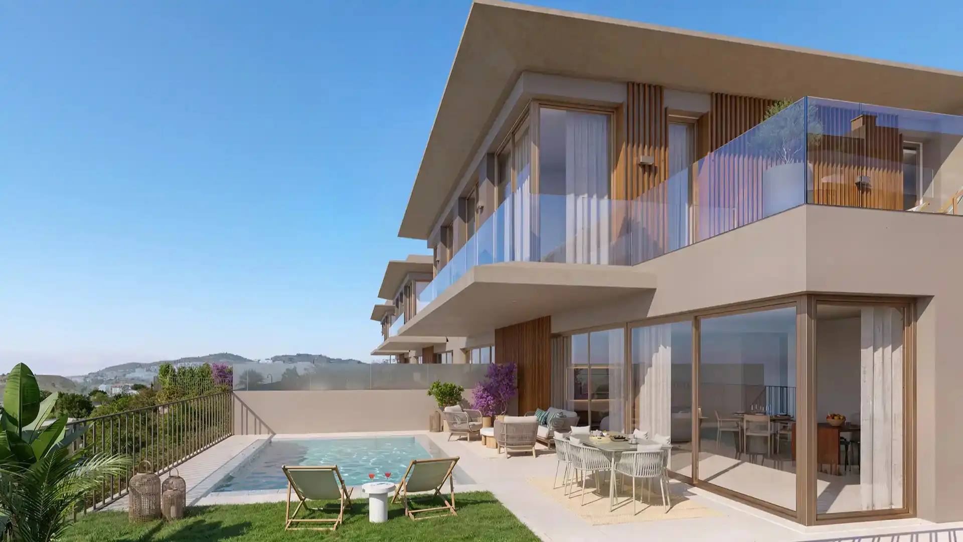 Maison mitoyenne avec piscine à vendre à La Cala Mijas