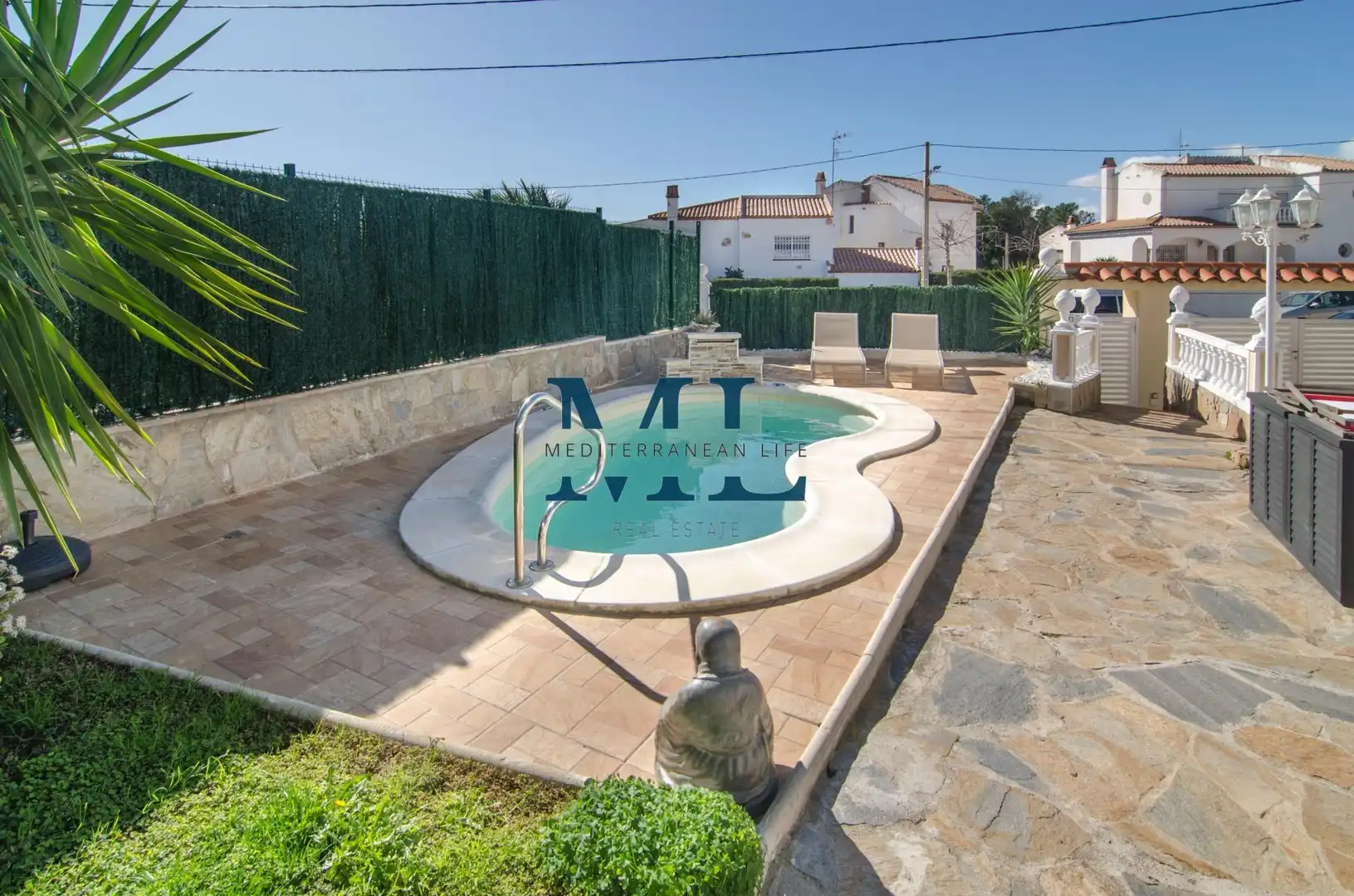 Swimming pool of Detached homes for sale in Sant Pere de Ribes  with Heating and Swimming Pool