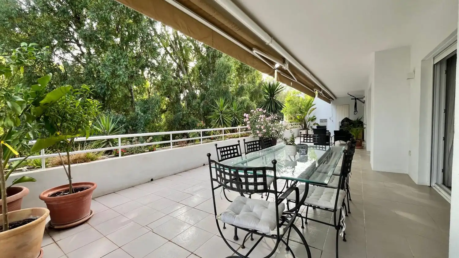 Terraza de Apartamento de alquiler en Benalmádena con Aire acondicionado, Calefacción y Terraza