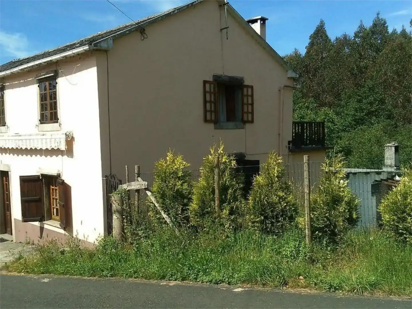 Exterior view of Flat for sale in As Somozas   with Private garden, Parquet flooring and Storage room
