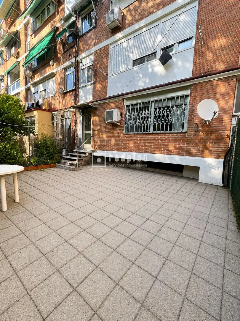 Terrasse von Wohnung zum Verkauf in Madrid mit Parkett