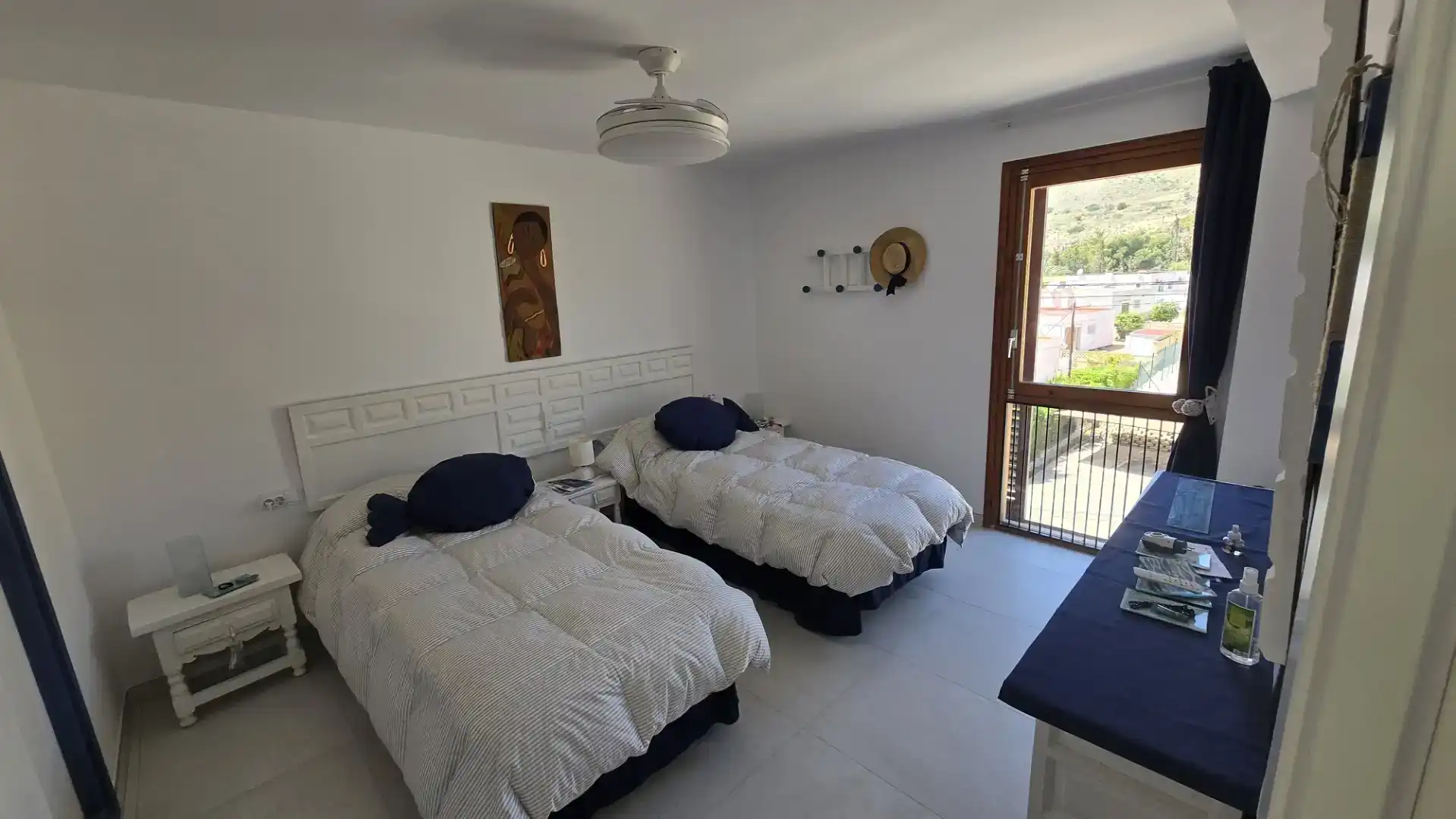 Bedroom of Flat for rent in El Campello  with Air Conditioner, Private garden and Swimming Pool