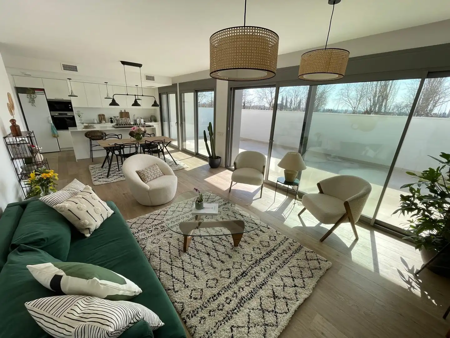 Sala de estar de Piso en venta en Lleida con Aire acondicionado, Jardín privado y Terraza