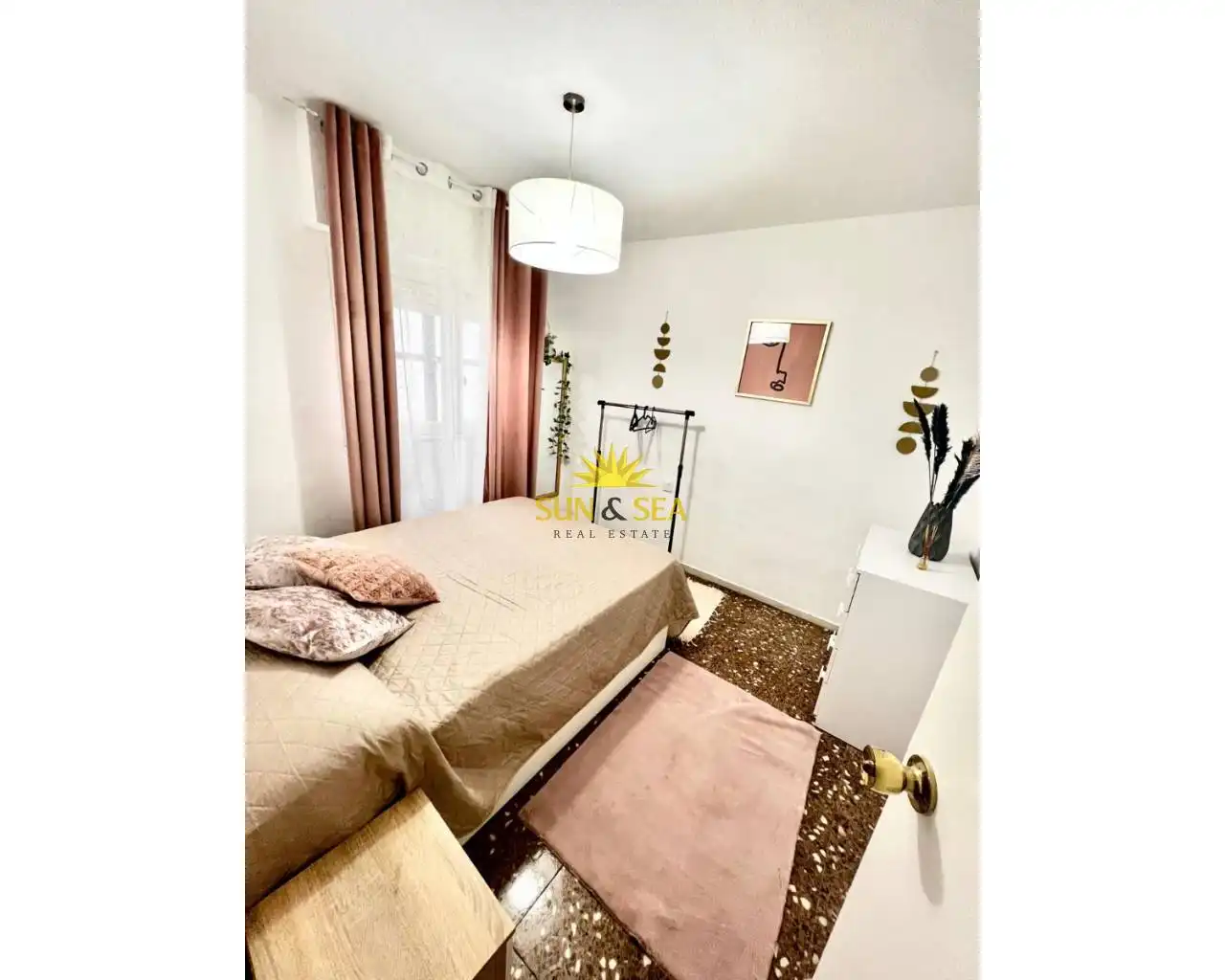 Schlafzimmer von Wohnungen zur Miete in Alicante / Alacant mit Heizung, Terrasse und Waschmaschine