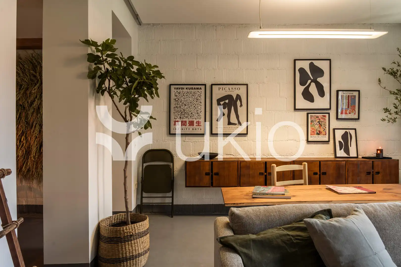Living room of Apartments for rent in Madrid  with Air Conditioner, Heating and Furnished