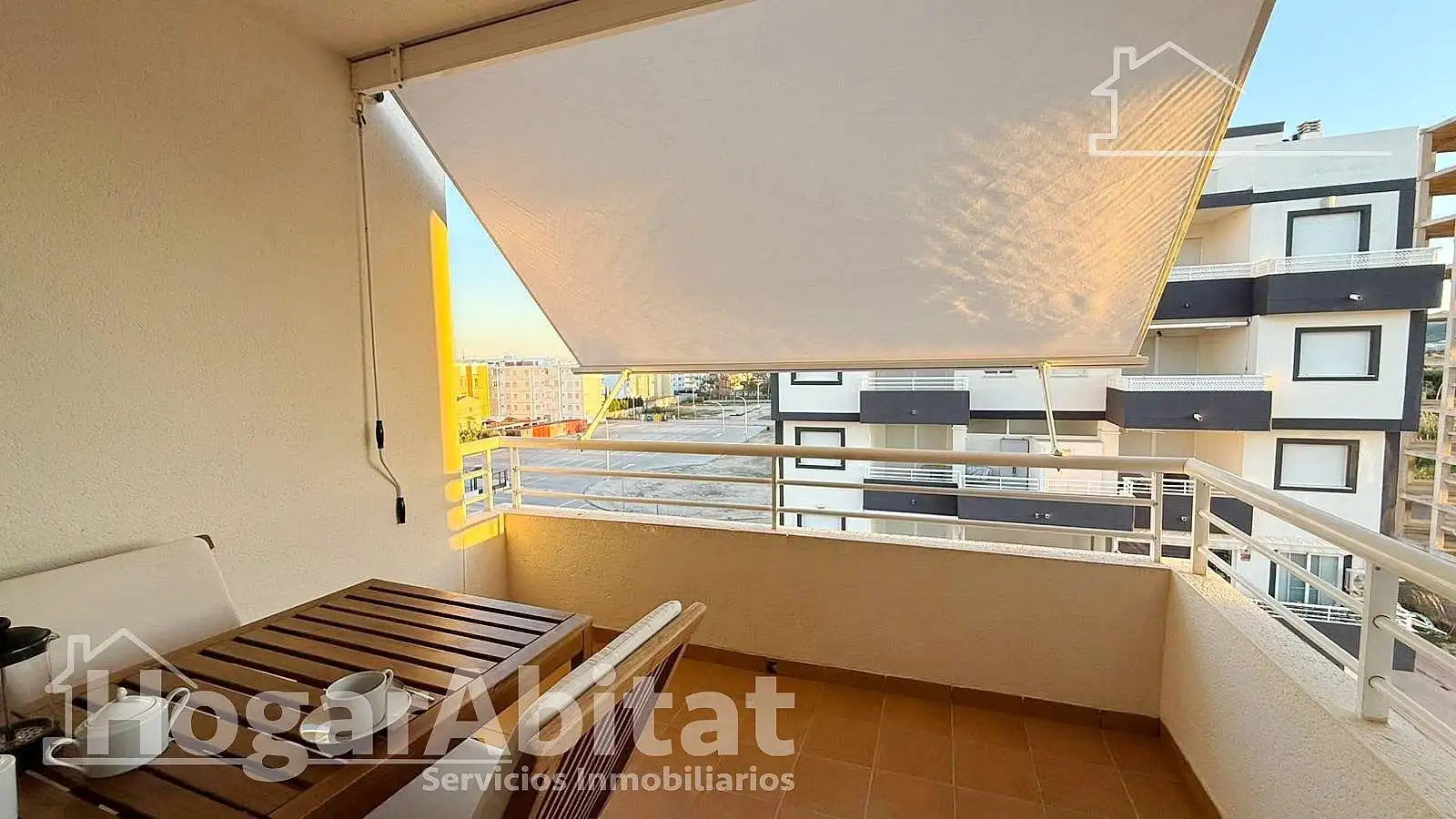 Balcony of Flat for sale in Piles  with Private garden, Terrace and Furnished