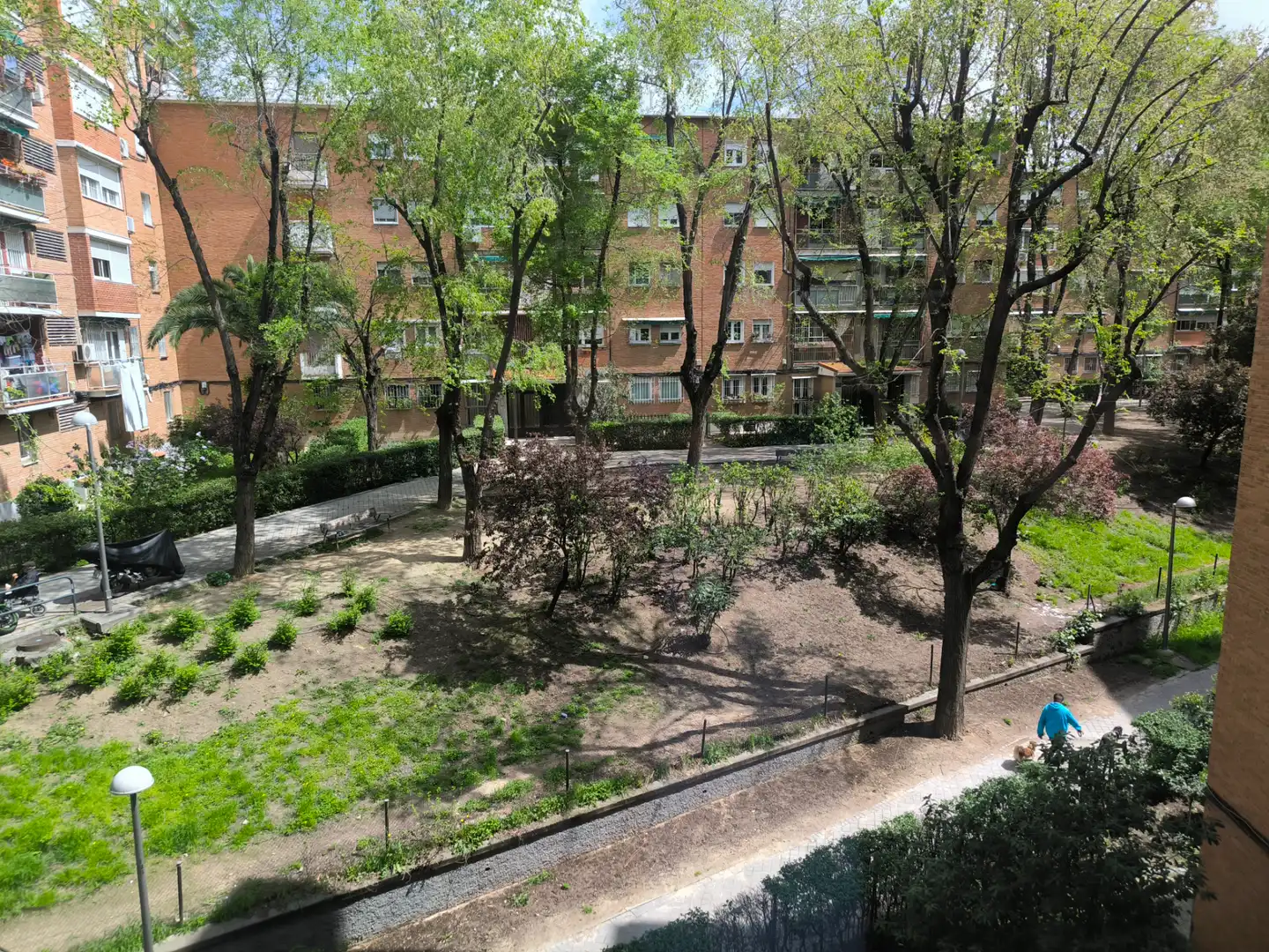 Jardín de Piso de alquiler en Madrid con Aire acondicionado, Calefacción y Parquet