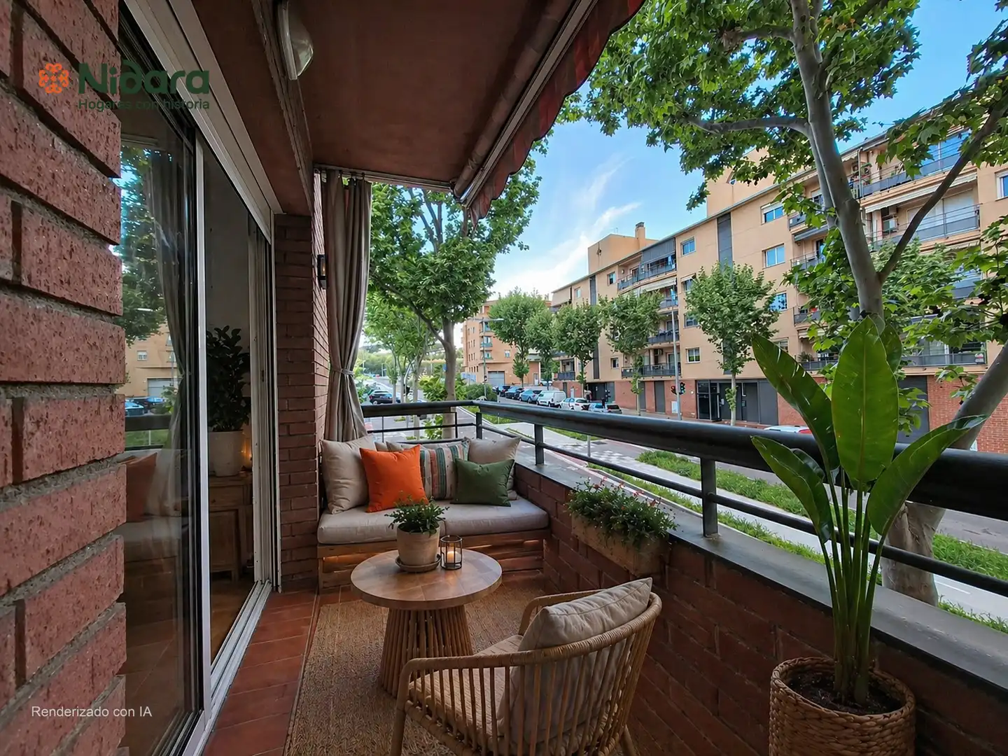Balcony of Flat for sale in Mollet del Vallès  with Air Conditioner, Heating and Parquet flooring