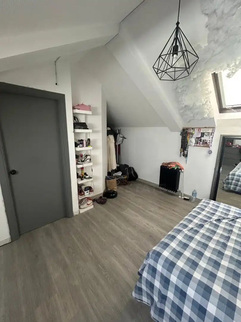 Dormitori de Casa adosada en venda en San Andrés del Rabanedo amb Calefacció i Terrassa