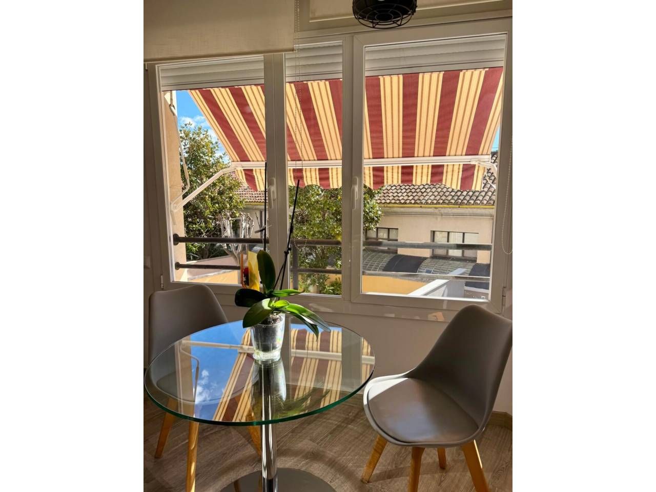 Terraza de Piso de alquiler en Sabadell con Aire acondicionado, Parquet y Trastero