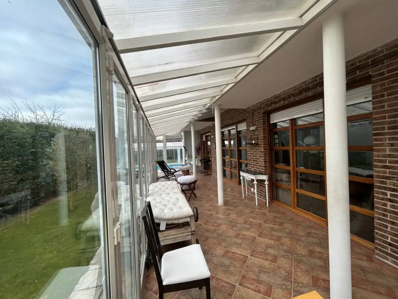 Terraza de Casa o chalet en venta en Castrillo del Val con Calefacción, Jardín privado y Terraza