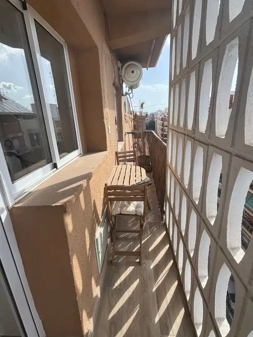 Balcony of Flat for sale in Valencia  with Air Conditioner, Heating and Terrace