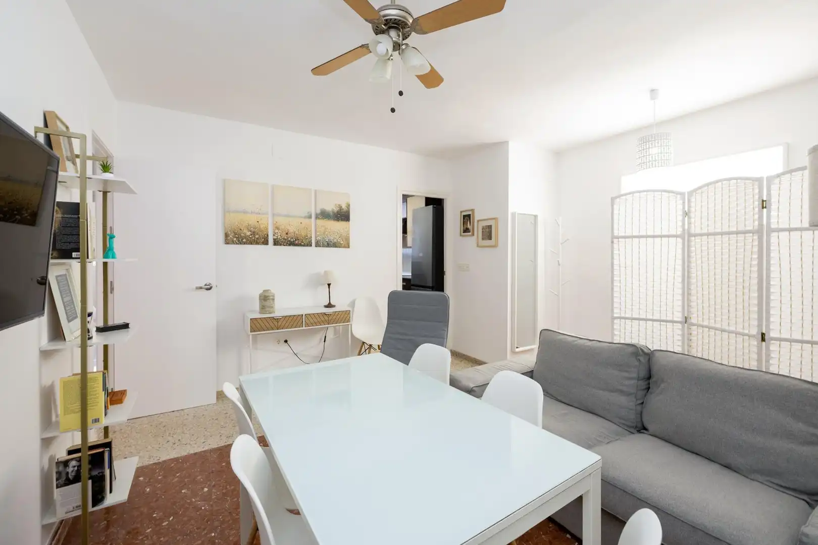 Sala d'estar de Pis de lloguer en Granada amb Calefacció, Terrassa i Traster