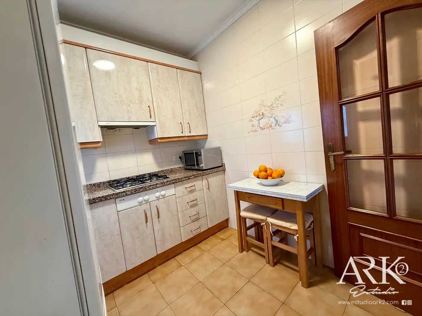 Cocina de Piso en venta en Gandia con Amueblado, Lavadora y Balcón