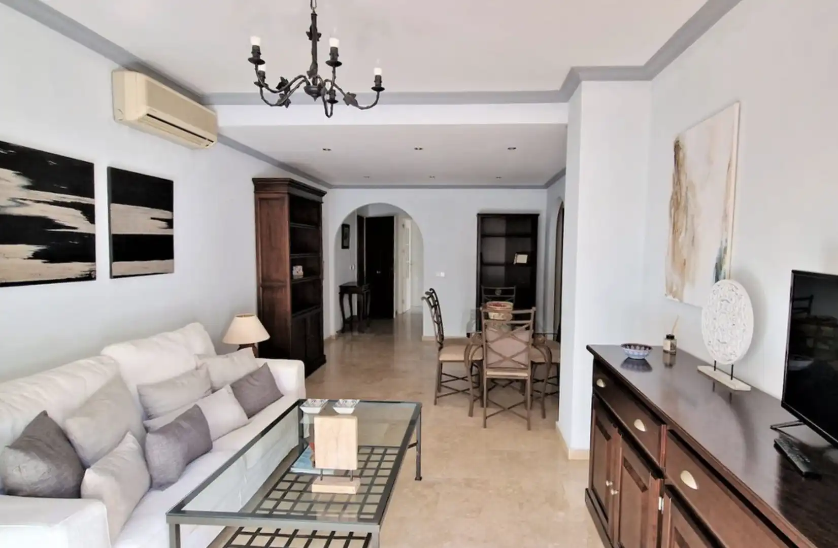 Apartament amb piscina en venda a Milla de Oro