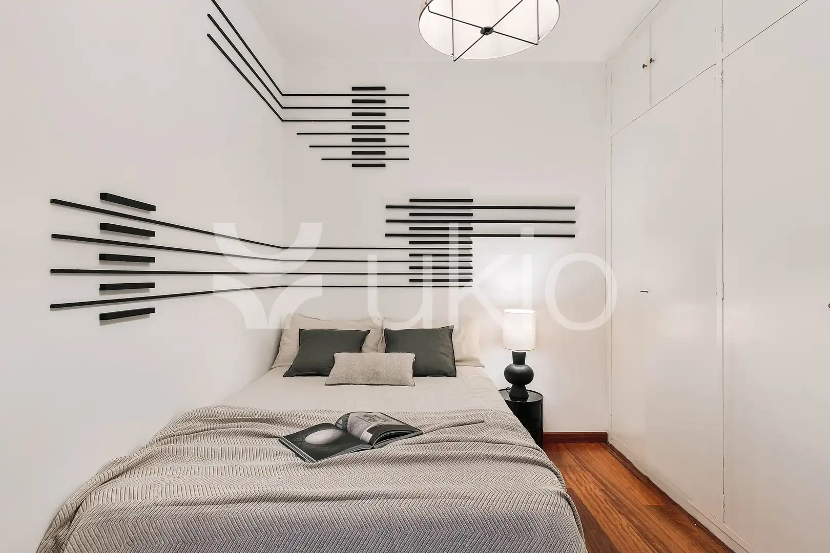 Habitación de Apartamento de alquiler en Barcelona con Aire acondicionado, Calefacción y Amueblado