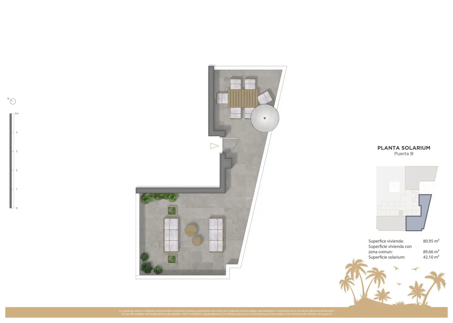 Penthouse mit Pool zum Verkauf in Pueblo, imagen 10