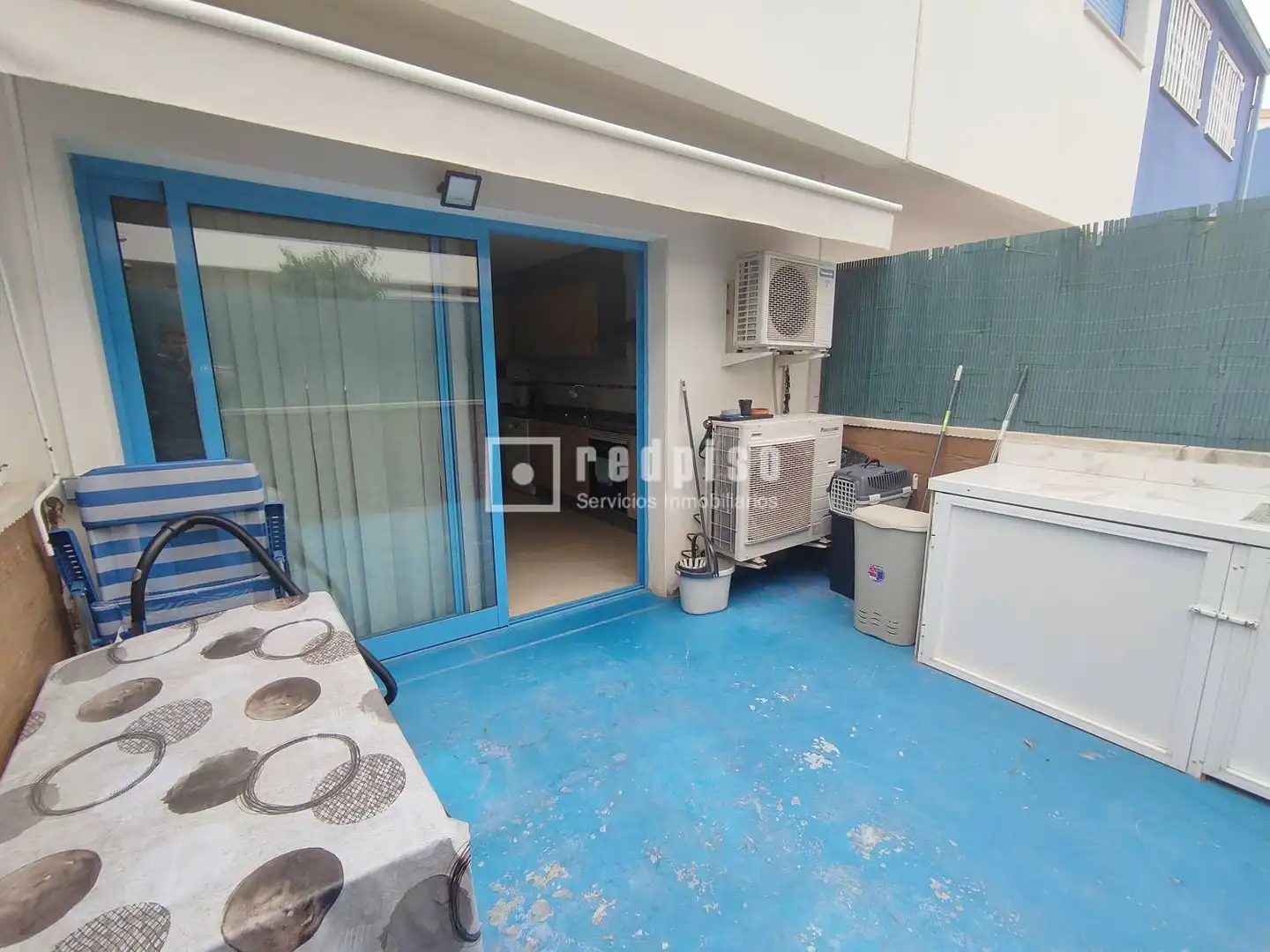 Balcony of Houses for sale in Almazora / Almassora  with Air Conditioner, Private garden and Terrace